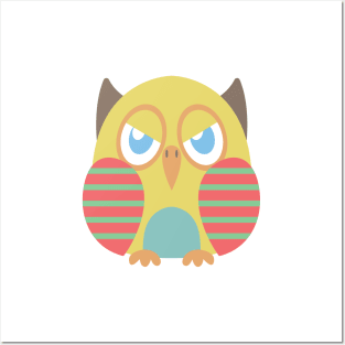 Annoyed little owl Posters and Art